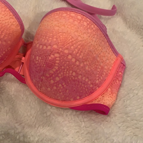 NWOT-Victoria’s Secret ombré halter tie bikini top - Picture 4 of 15